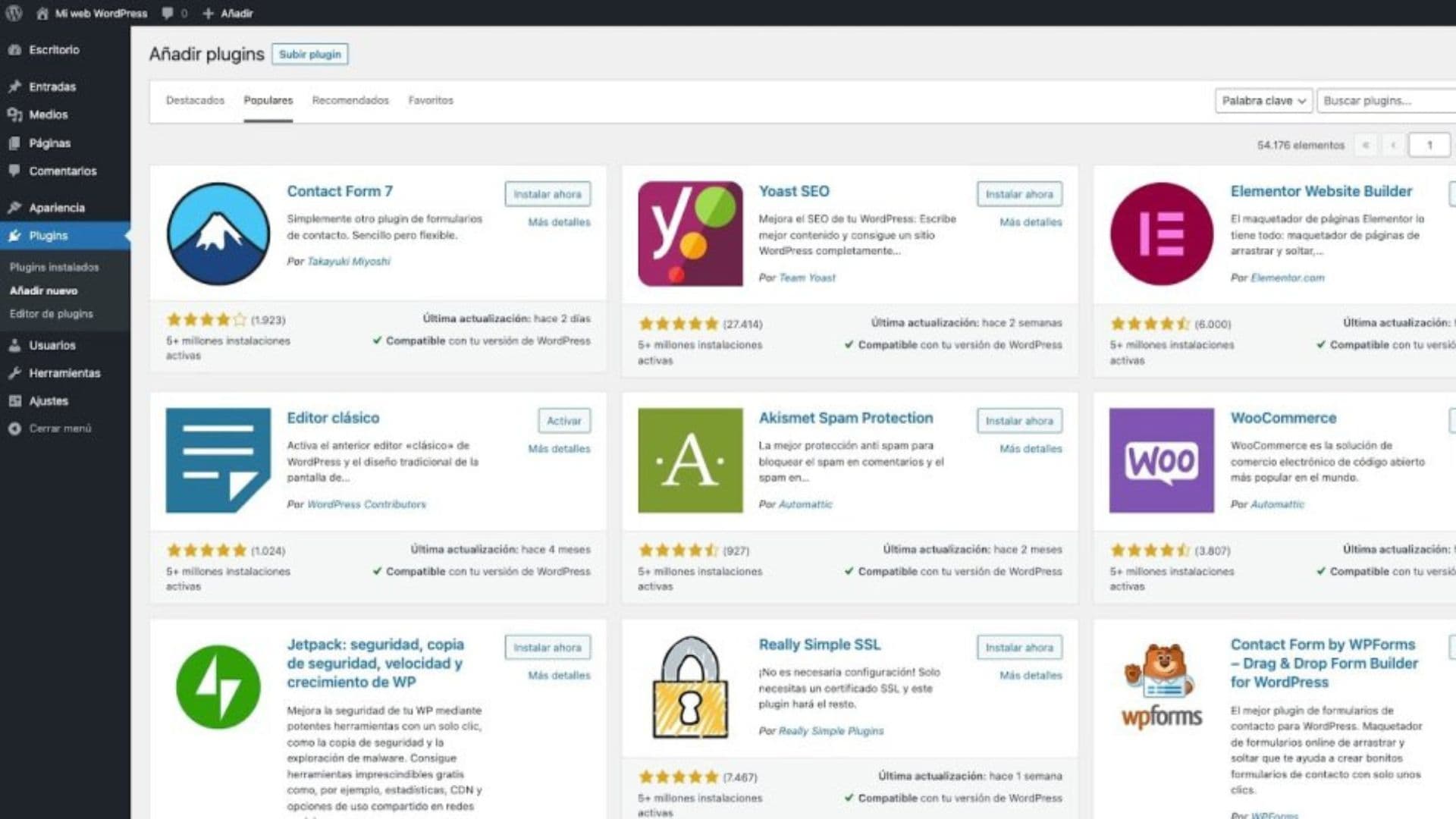 Portfolio en WordPress