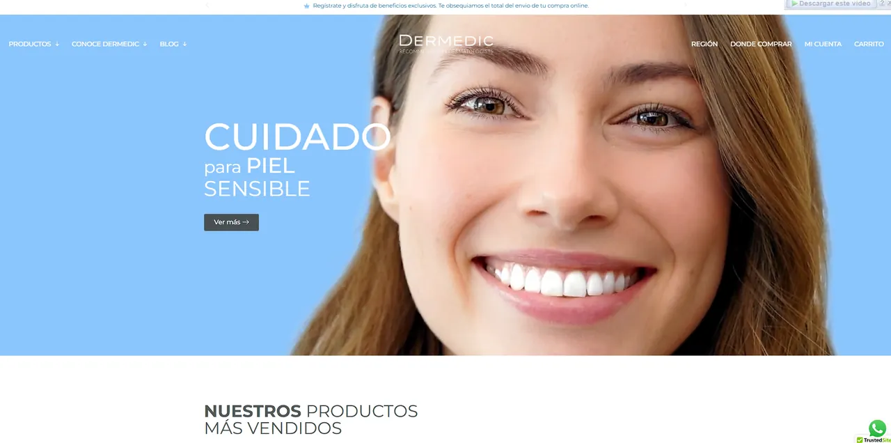 Vista del proyecto Dermedic