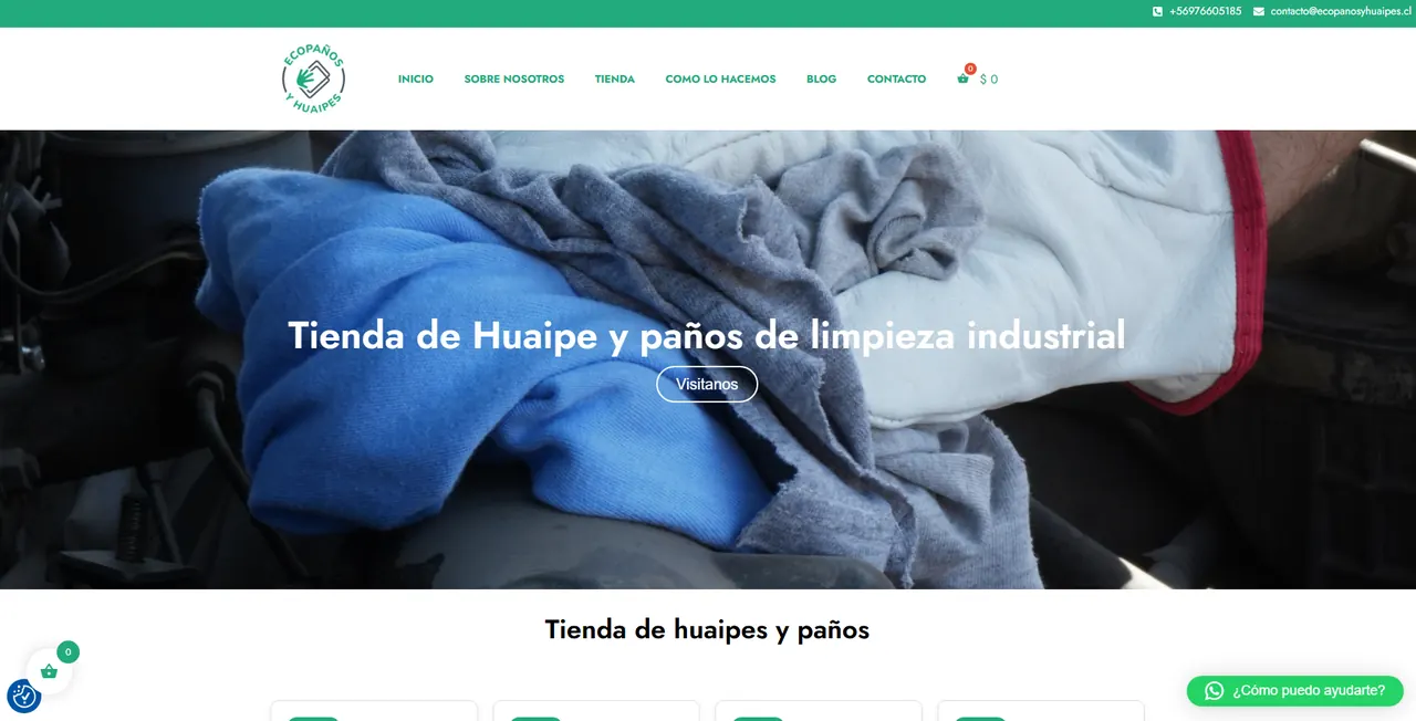 Vista del proyecto Ecopanosyhuaipes