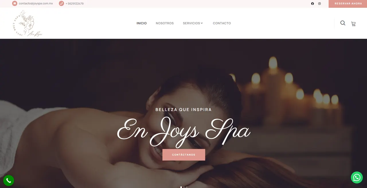 Vista del proyecto Joyspa