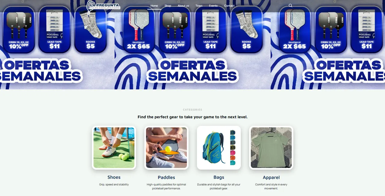 Proyecto Lapreguntapickleballstore