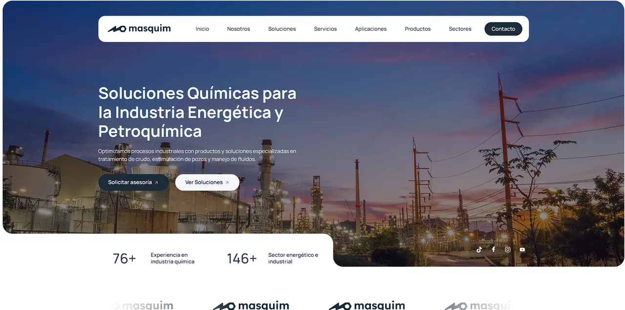 Vista del proyecto Masquim