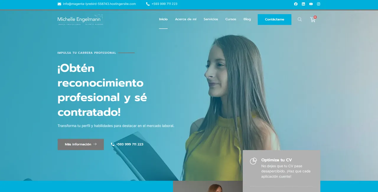 Vista del proyecto Michelleengelmann