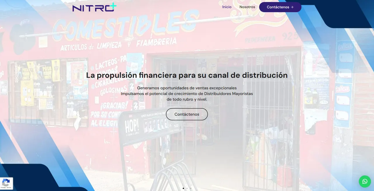 Vista del proyecto Nitropay